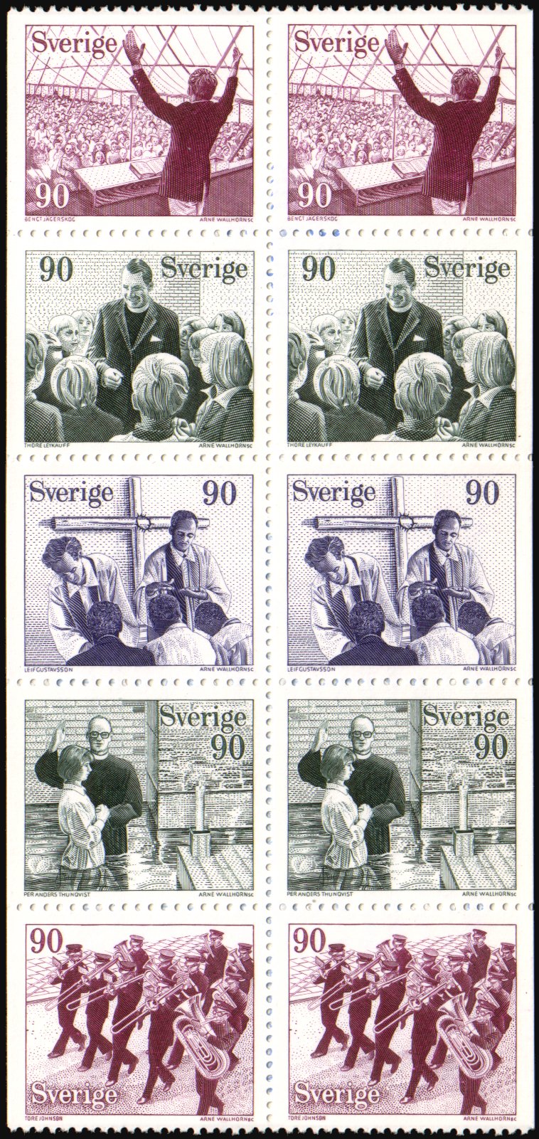 Heilsarmee-Briefmarken | Salvation Army Stamps