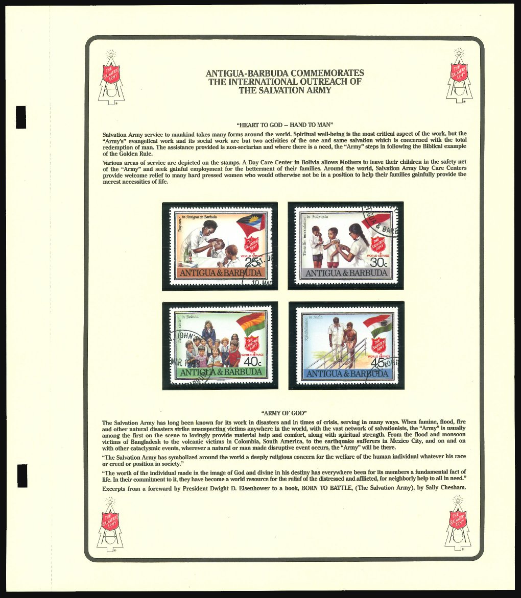 Heilsarmee-Briefmarken | Salvation Army Stamps