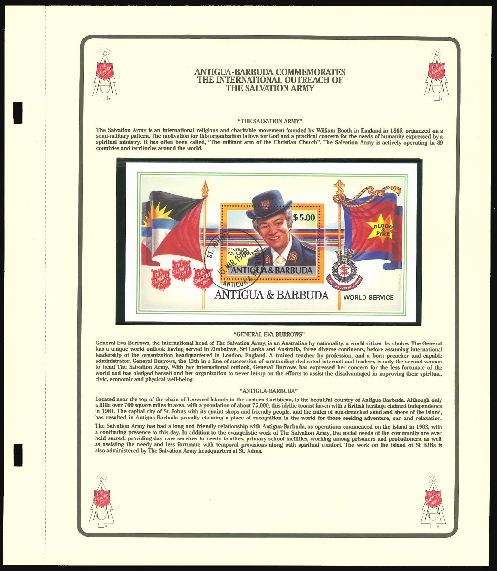 Heilsarmee-Briefmarken | Salvation Army Stamps