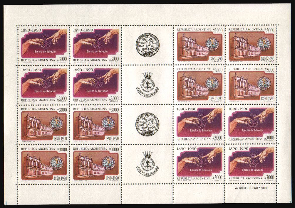Heilsarmee-Briefmarken | Salvation Army Stamps