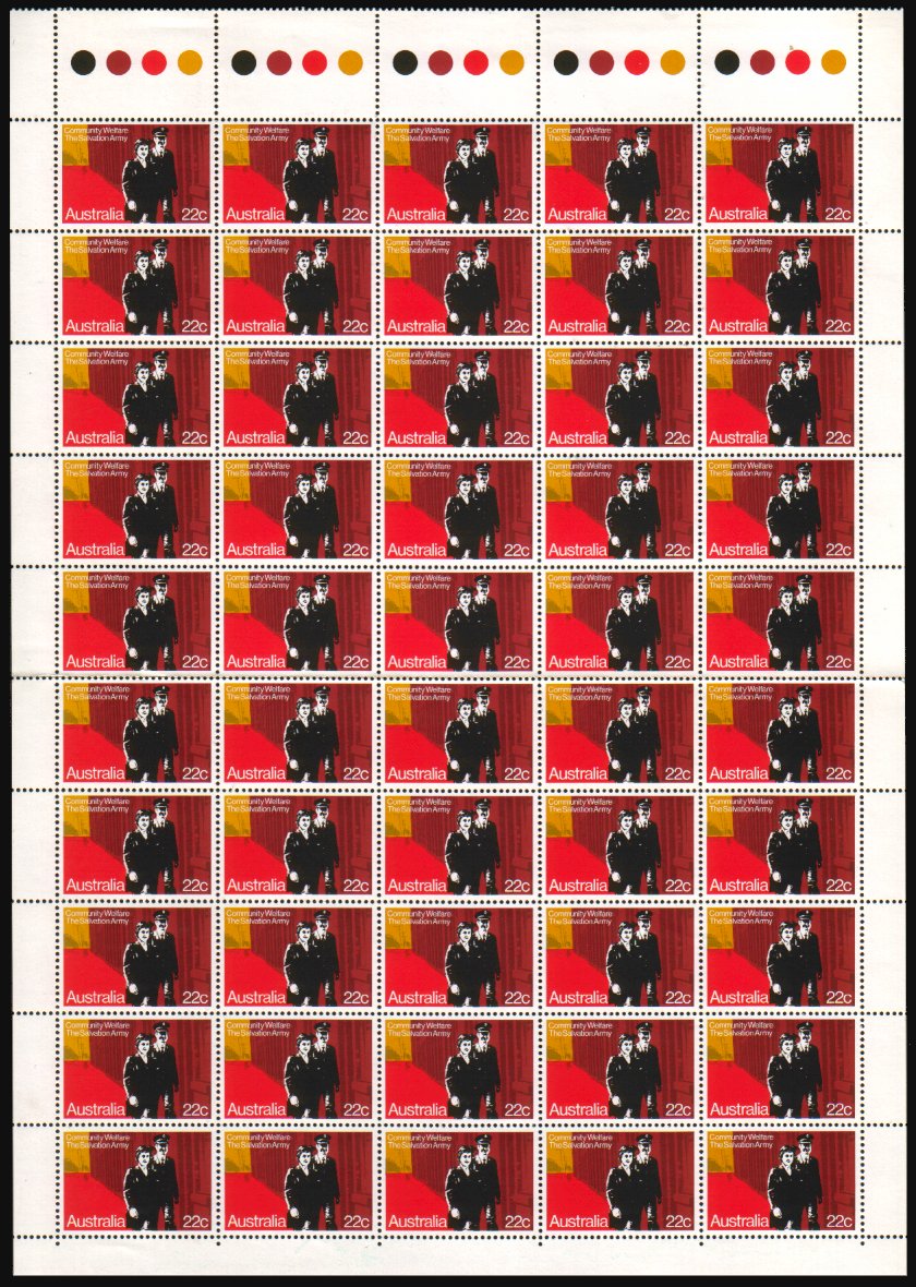 Heilsarmee-Briefmarken | Salvation Army Stamps