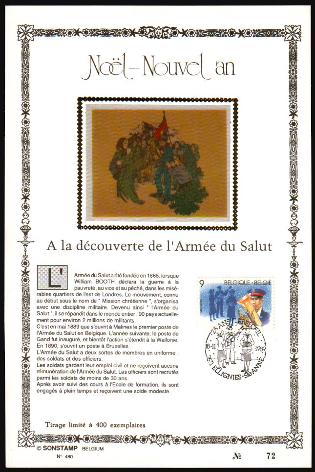 Heilsarmee-Briefmarken | Salvation Army Stamps