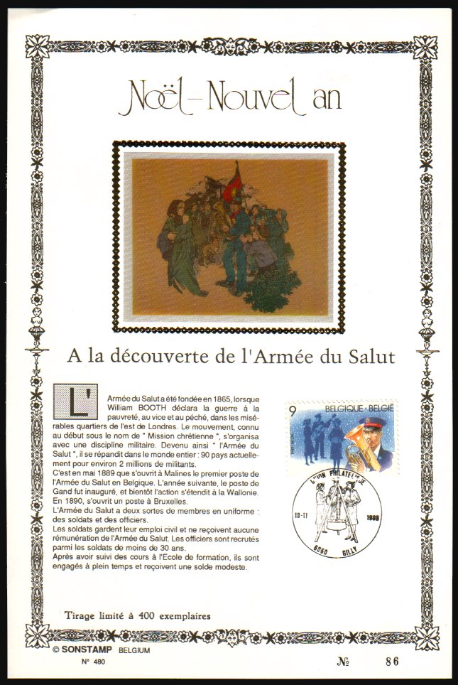 Heilsarmee-Briefmarken | Salvation Army Stamps