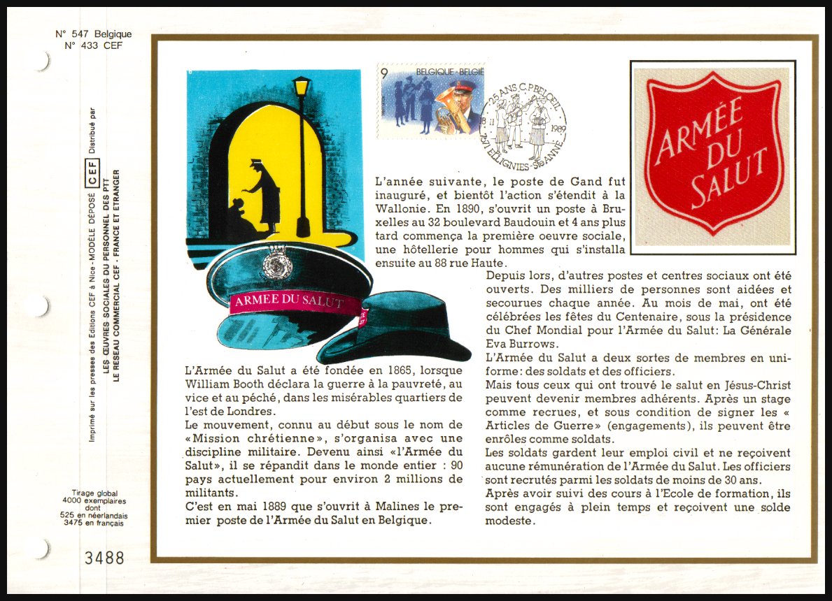 Heilsarmee-Briefmarken | Salvation Army Stamps