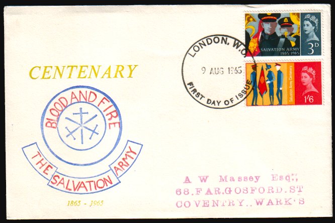 Heilsarmee-Briefmarken | Salvation Army Stamps