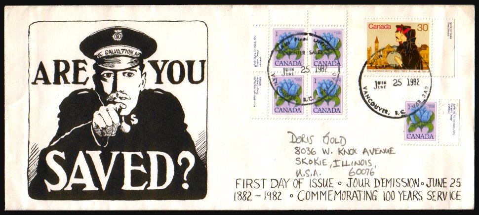 Heilsarmee-Briefmarken | Salvation Army Stamps