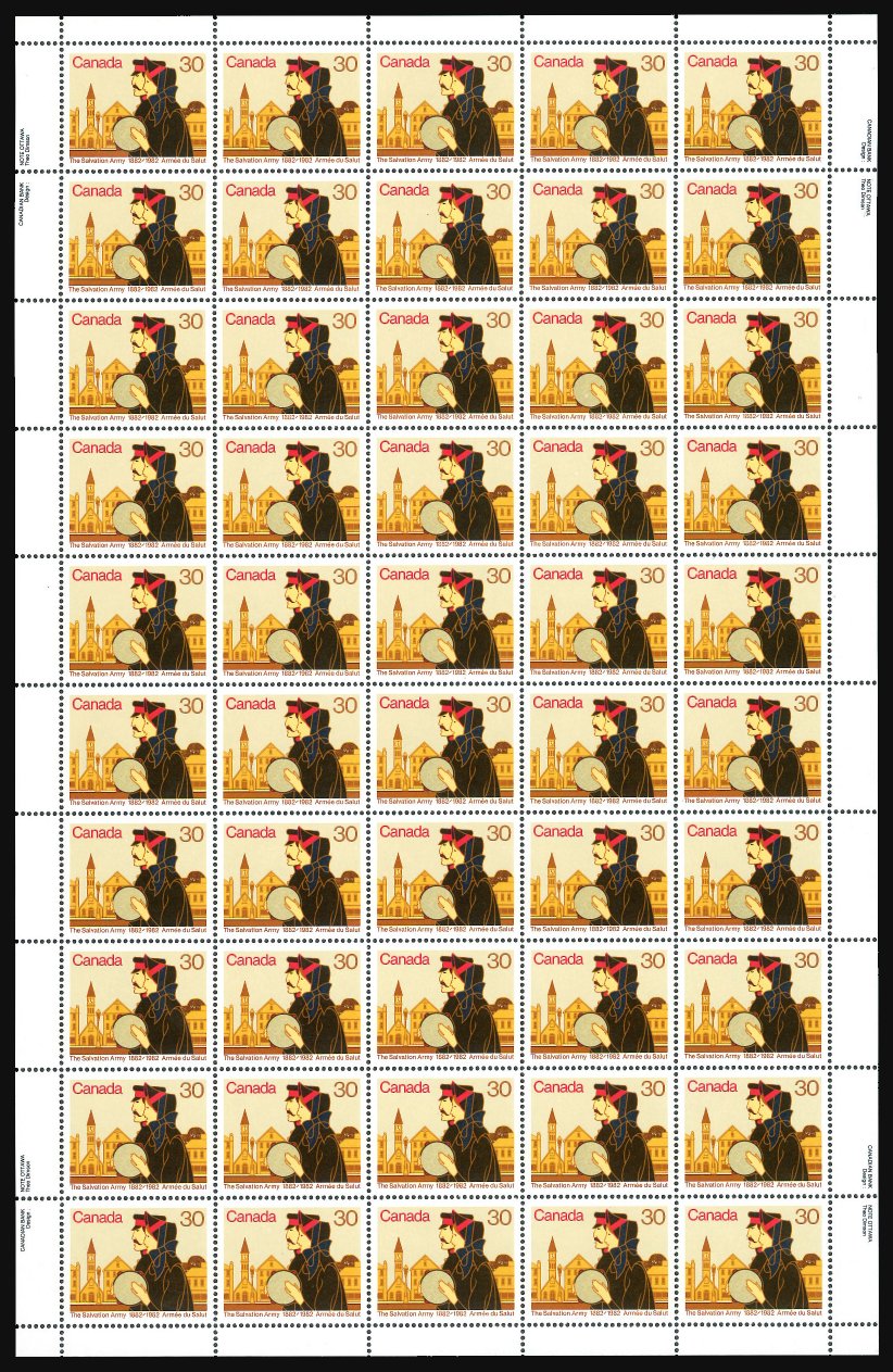 Heilsarmee-Briefmarken | Salvation Army Stamps