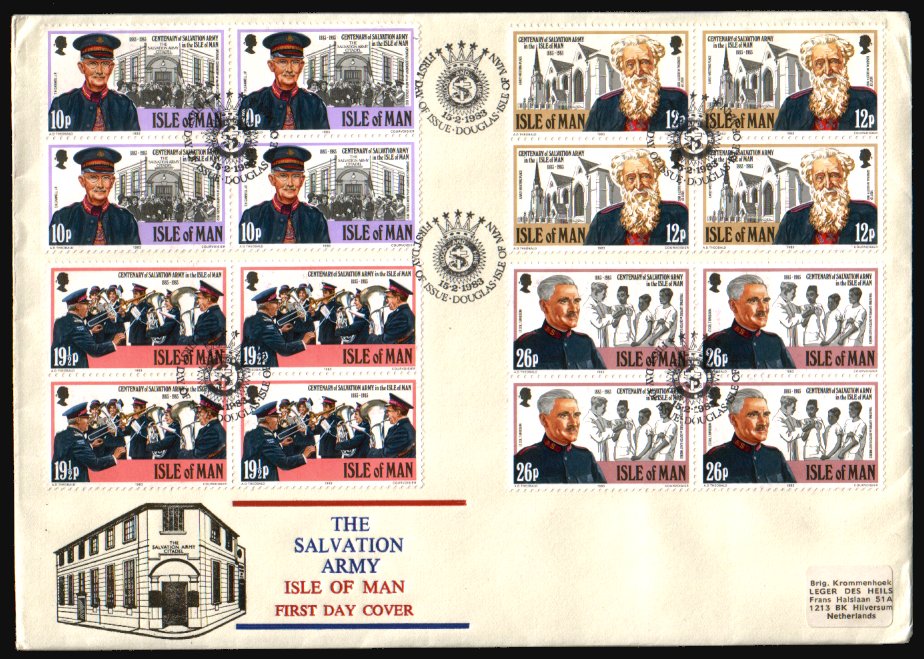 Heilsarmee-Briefmarken | Salvation Army Stamps
