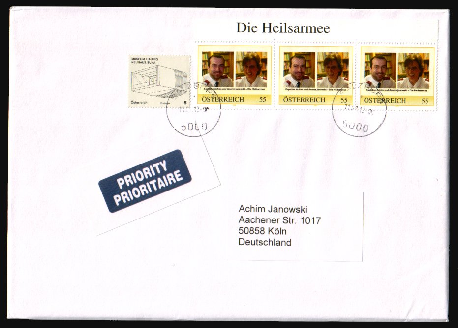 Heilsarmee-Briefmarken | Salvation Army Stamps