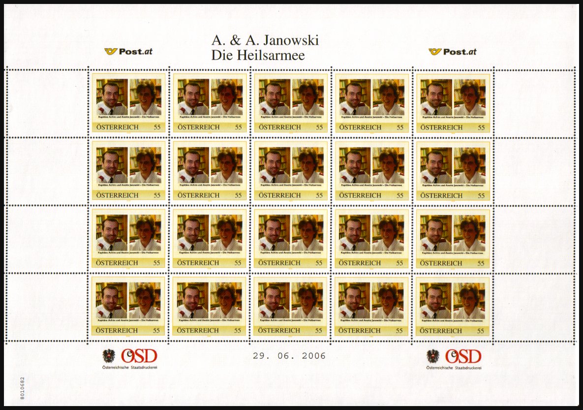 Heilsarmee-Briefmarken | Salvation Army Stamps