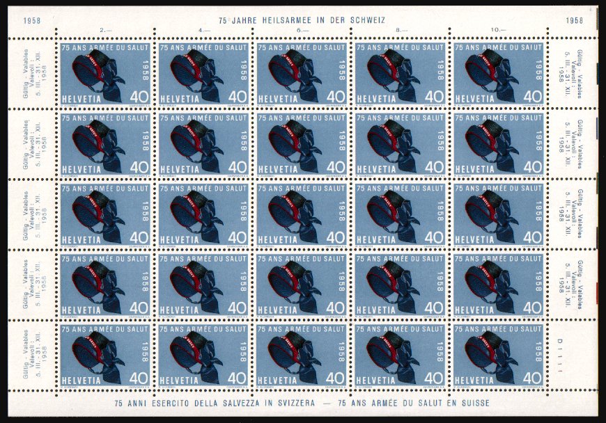 Heilsarmee-Briefmarken | Salvation Army Stamps