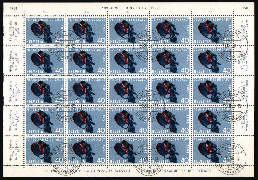 Heilsarmee-Briefmarken | Salvation Army Stamps