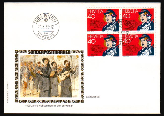 Heilsarmee-Briefmarken | Salvation Army Stamps
