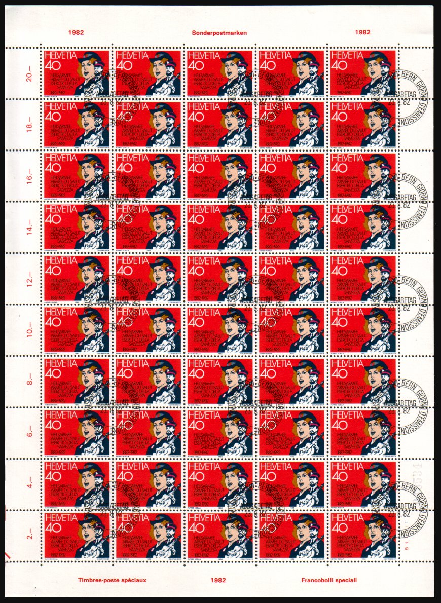 Heilsarmee-Briefmarken | Salvation Army Stamps