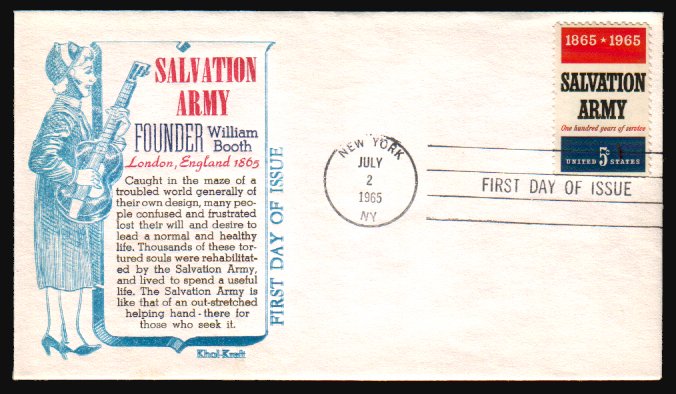 Heilsarmee-Briefmarken | Salvation Army Stamps