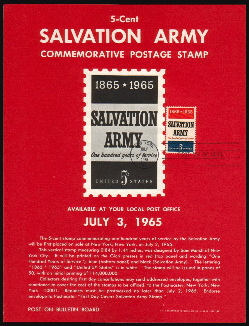 Heilsarmee-Briefmarken | Salvation Army Stamps
