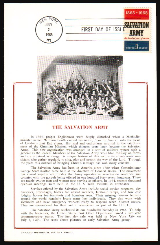 Heilsarmee-Briefmarken | Salvation Army Stamps