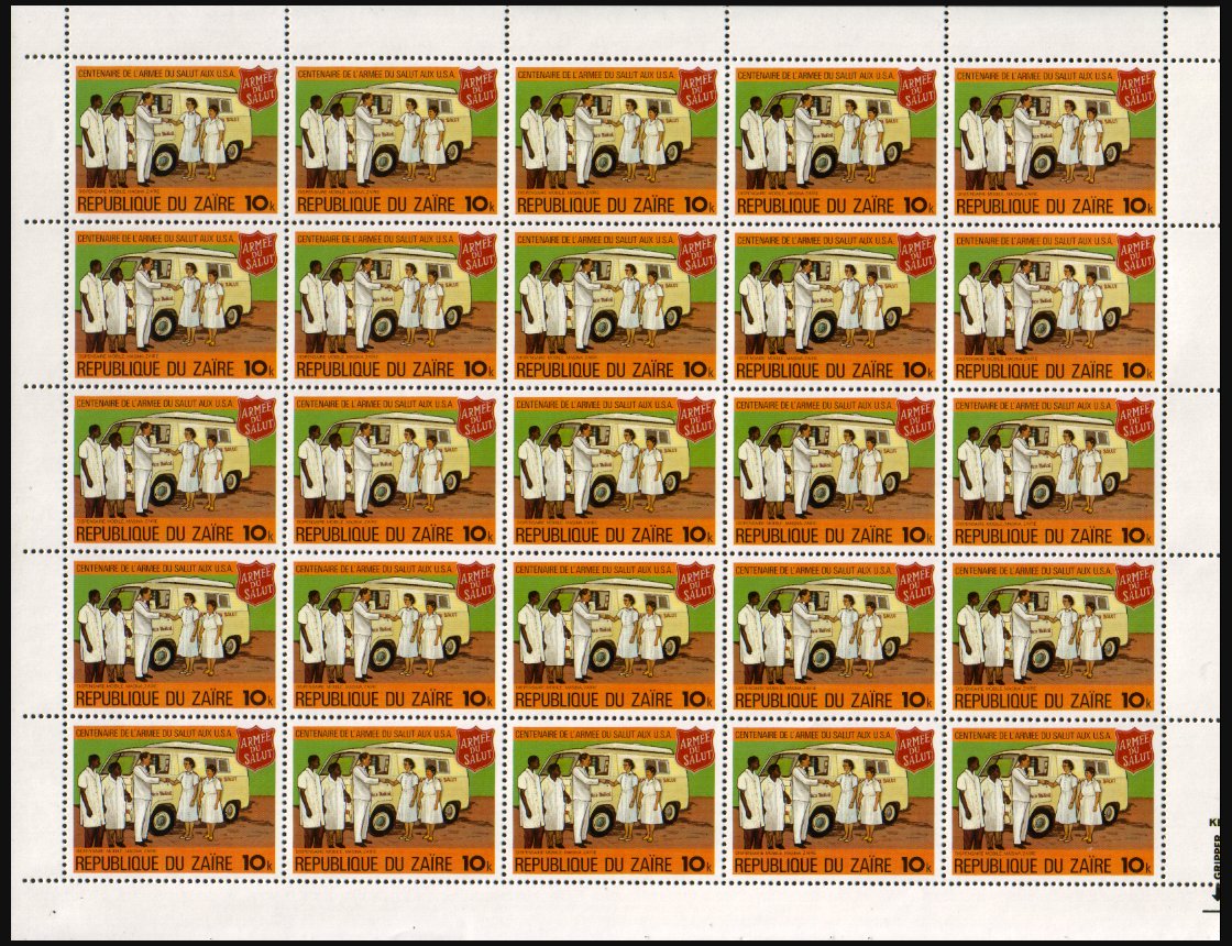 Heilsarmee-Briefmarken | Salvation Army Stamps
