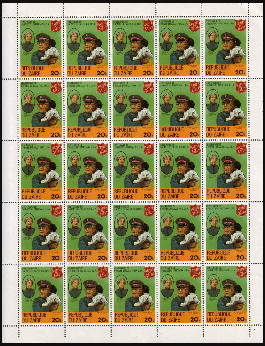 Heilsarmee-Briefmarken | Salvation Army Stamps
