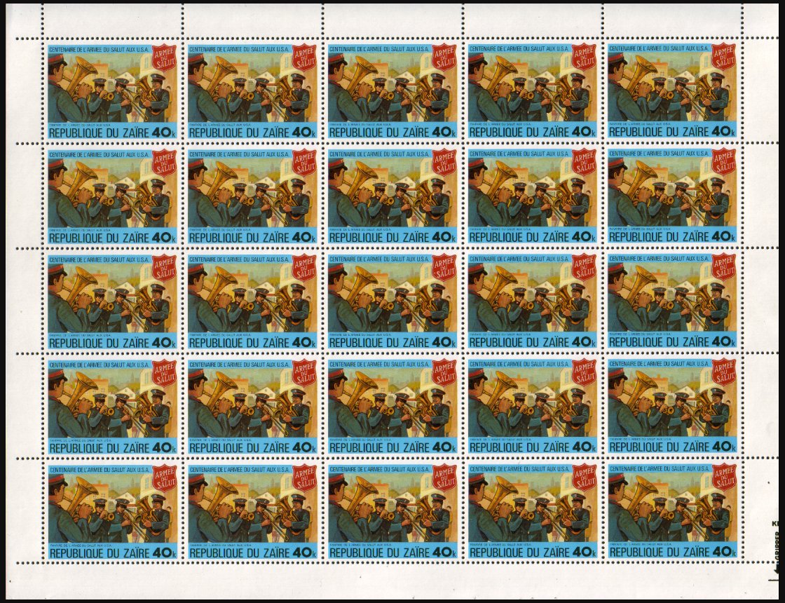 Heilsarmee-Briefmarken | Salvation Army Stamps