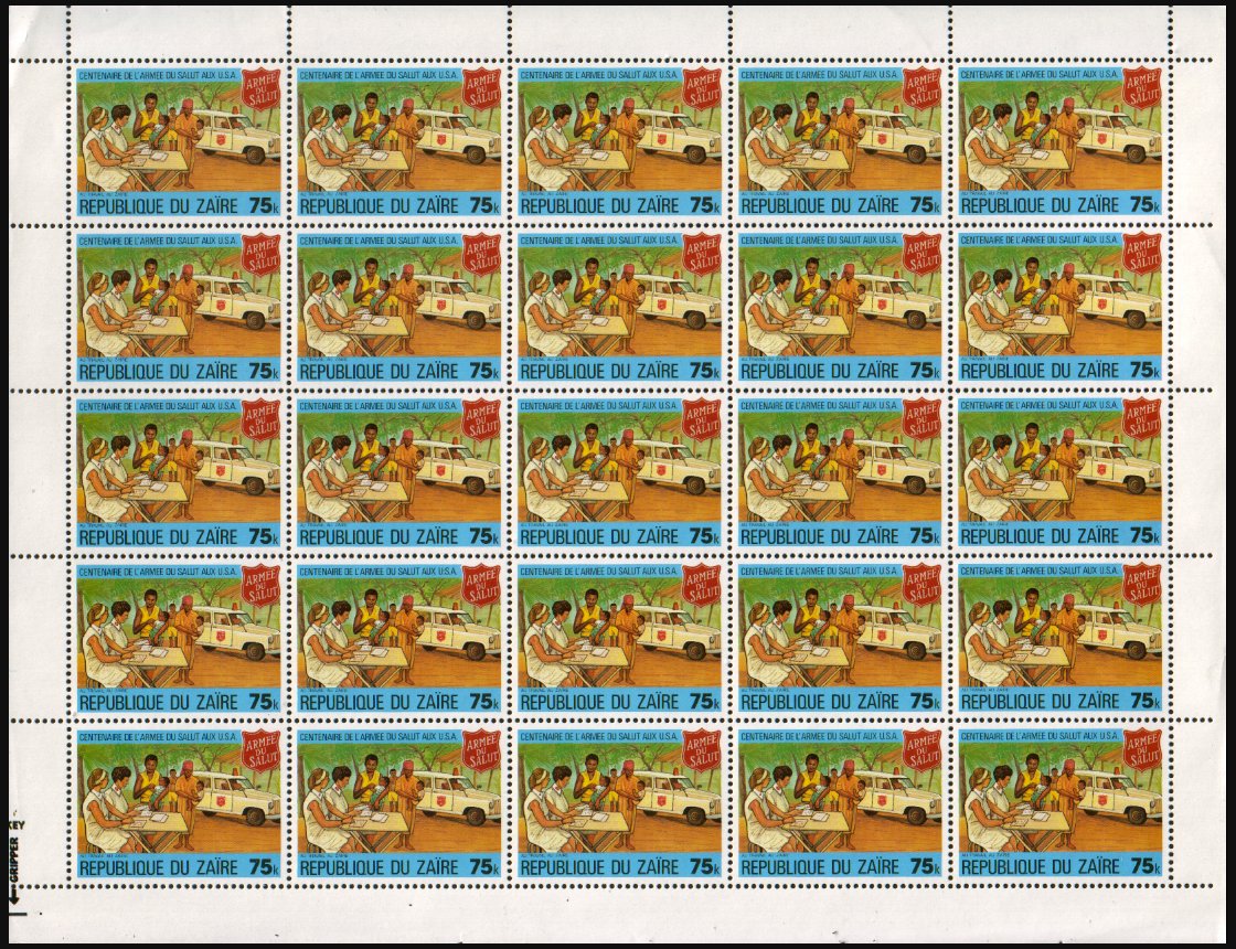 Heilsarmee-Briefmarken | Salvation Army Stamps