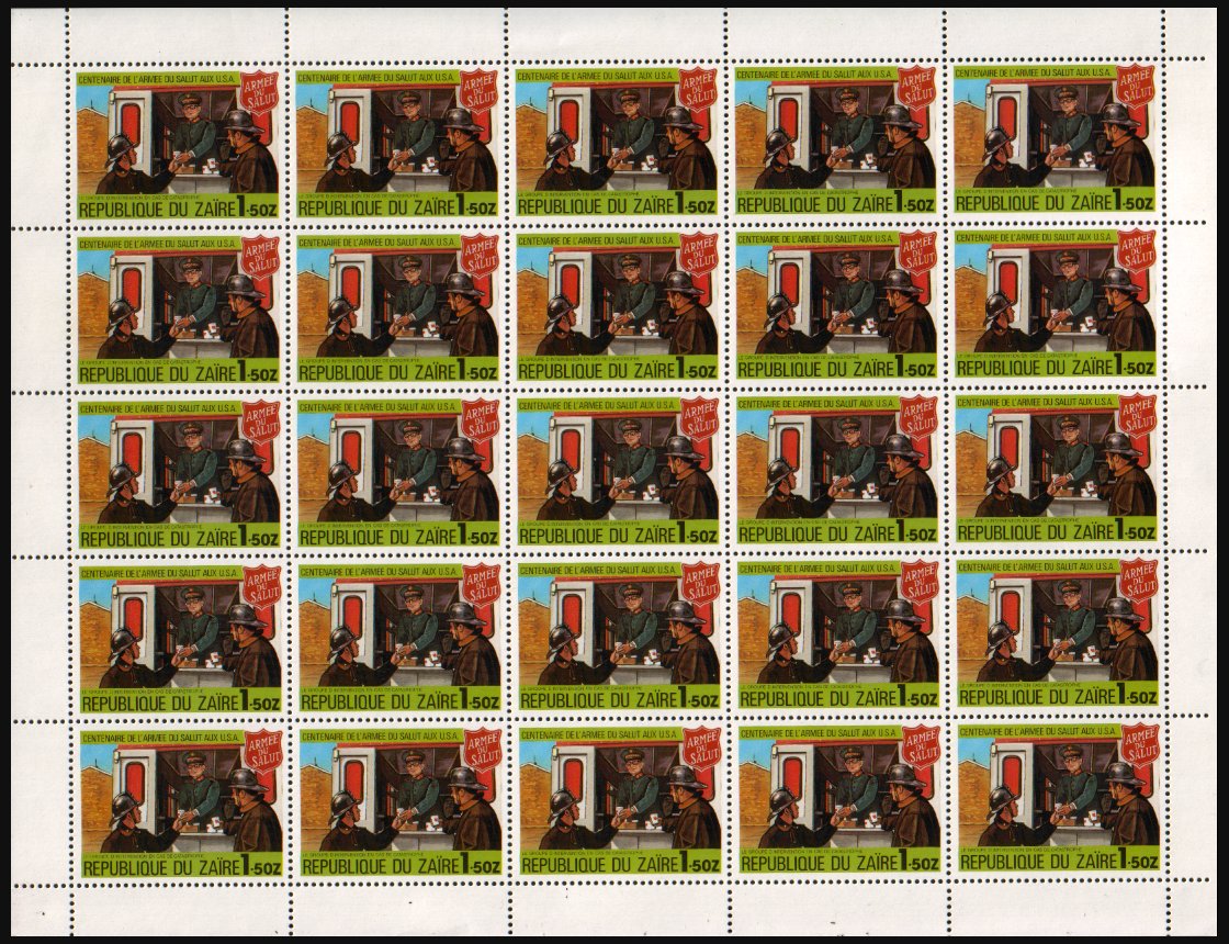 Heilsarmee-Briefmarken | Salvation Army Stamps