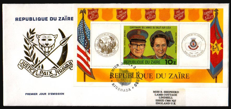 Heilsarmee-Briefmarken | Salvation Army Stamps