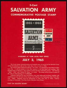 Heilsarmee-Briefmarken | Salvation Army Stamps